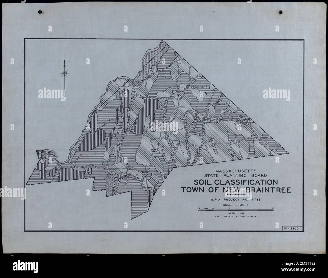Soil Classification Town of New Braintree , Roads, Cities and towns