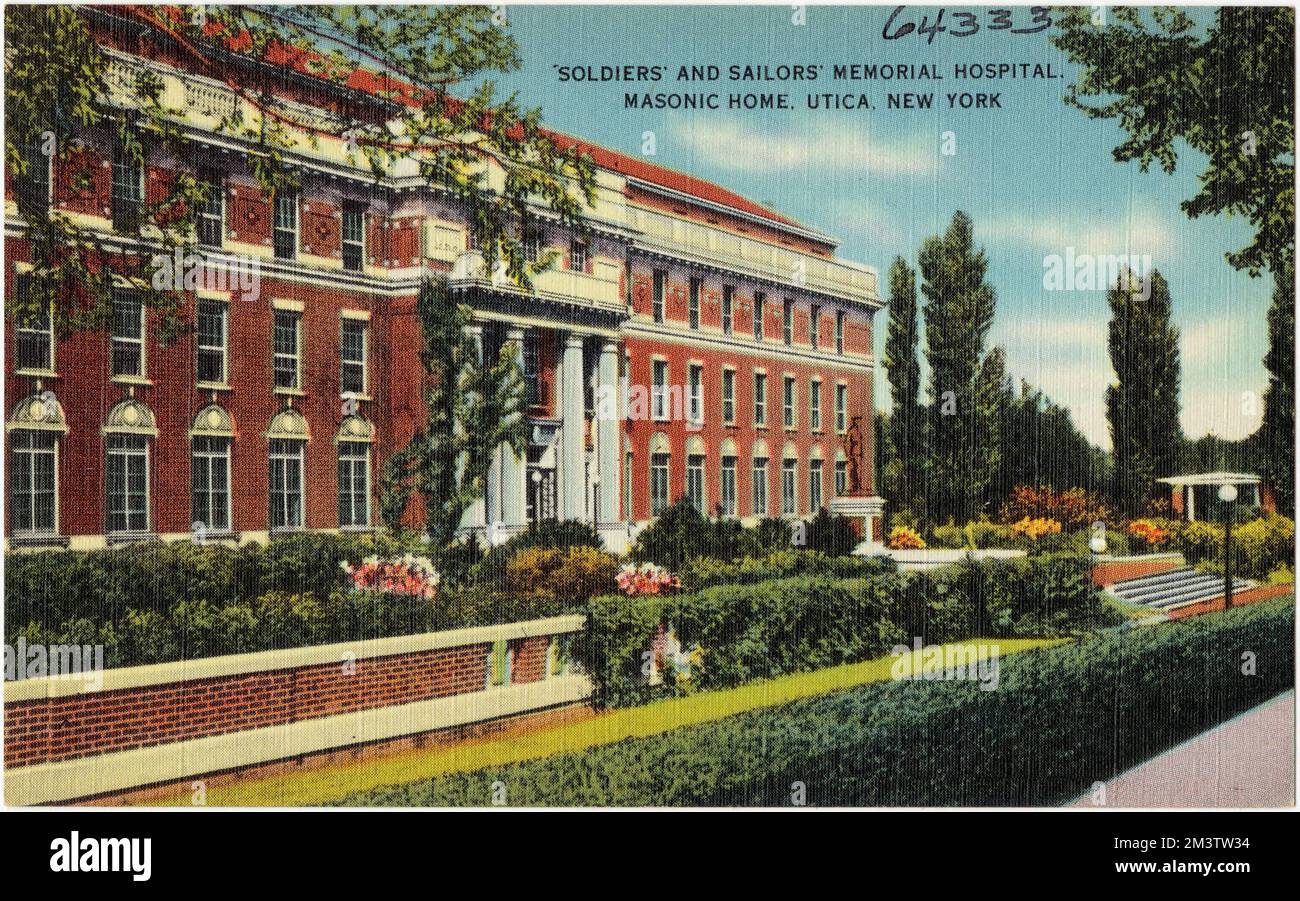 Soldiers' and Sailors' Memorial Hospital, Masonic Home, Utica, New York