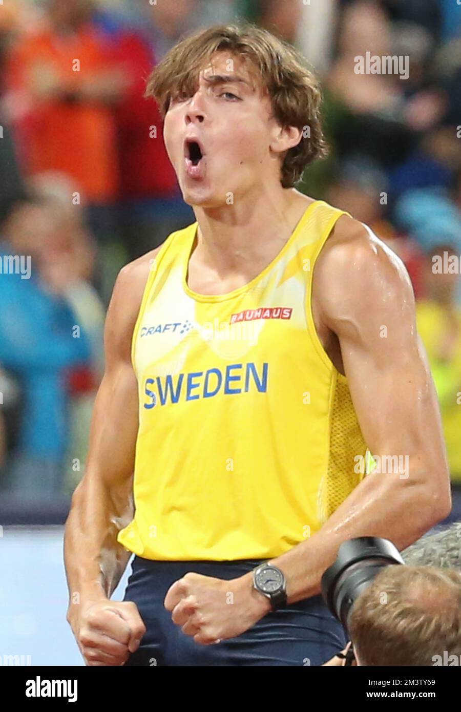 DUPLANTIS Armand of Sweden MEN'S POLE VAULT FINAL during the European