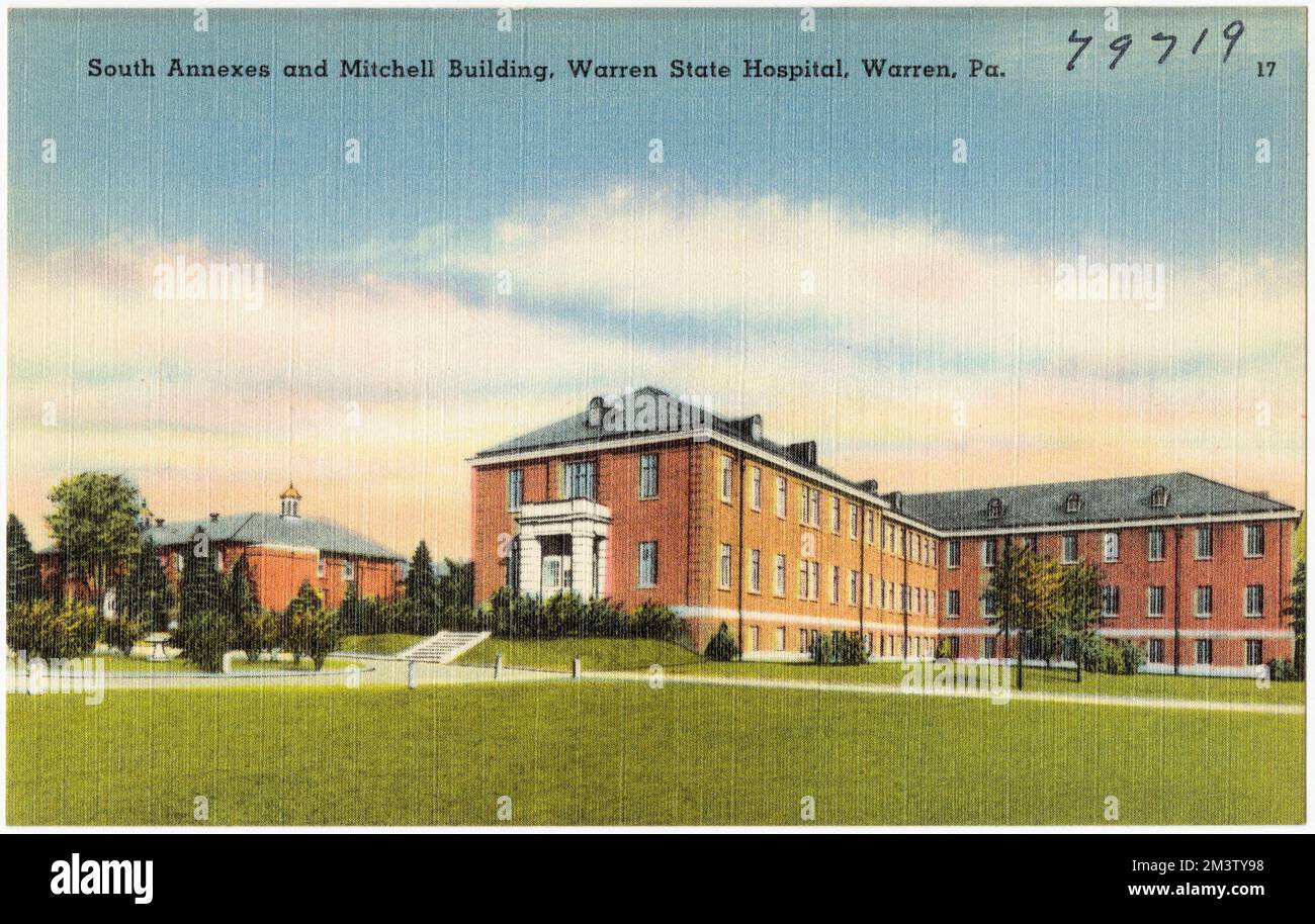 South Annexes and Mitchell Building, Warren State Hospital, Warren, Pa