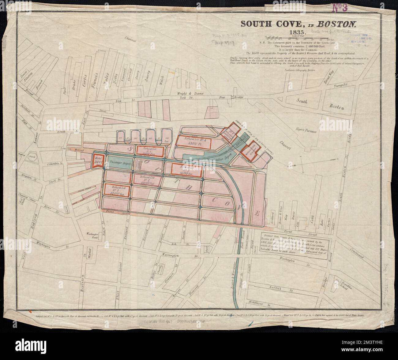 South Cove, in Boston , Boston and Worcester Railroad Corporation