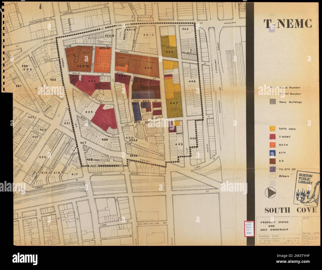 South Cove property status and unit ownership , Chinatown Boston
