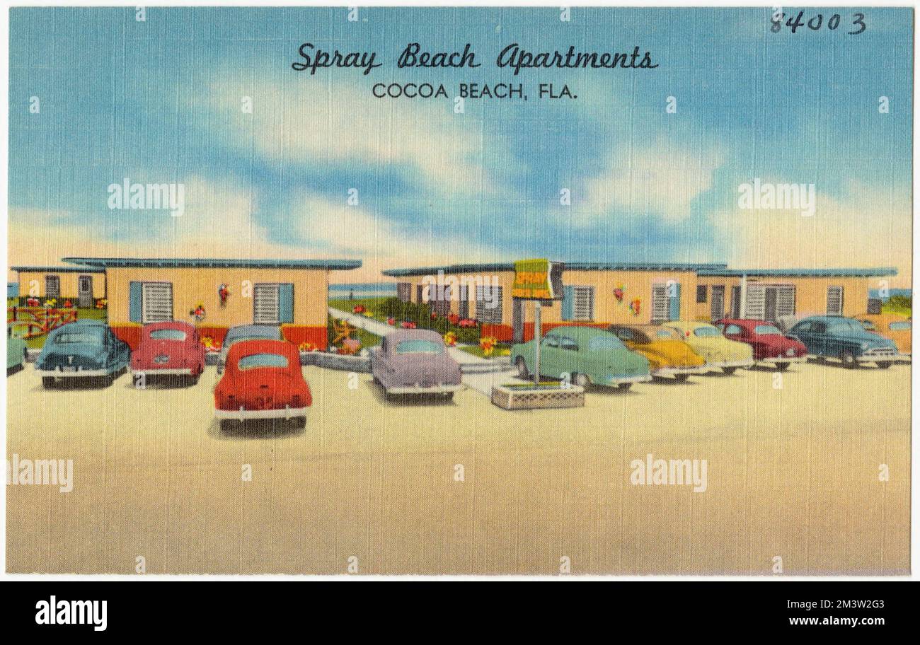 Spray beach apartments, Cocoa Beach, Fla. , Houses, Tichnor Brothers
