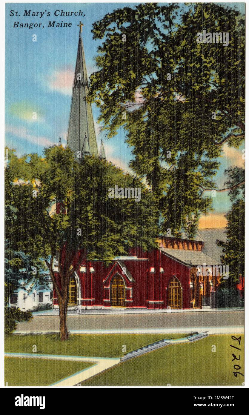 St. Mary’s Church, Bangor, Maine , Churches, Tichnor Brothers