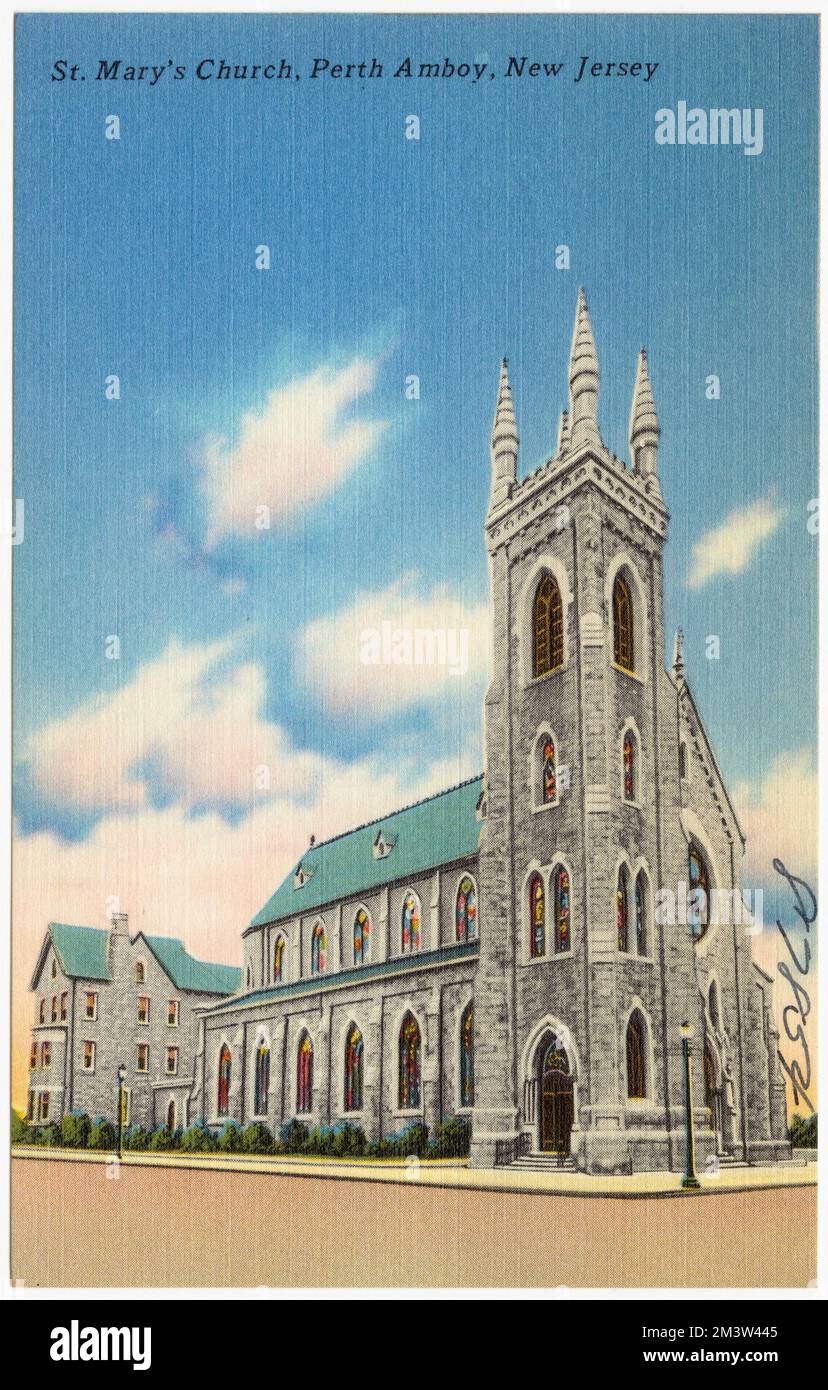 St. Mary's Church, Perth Amboy, New Jersey , Churches, Tichnor Brothers