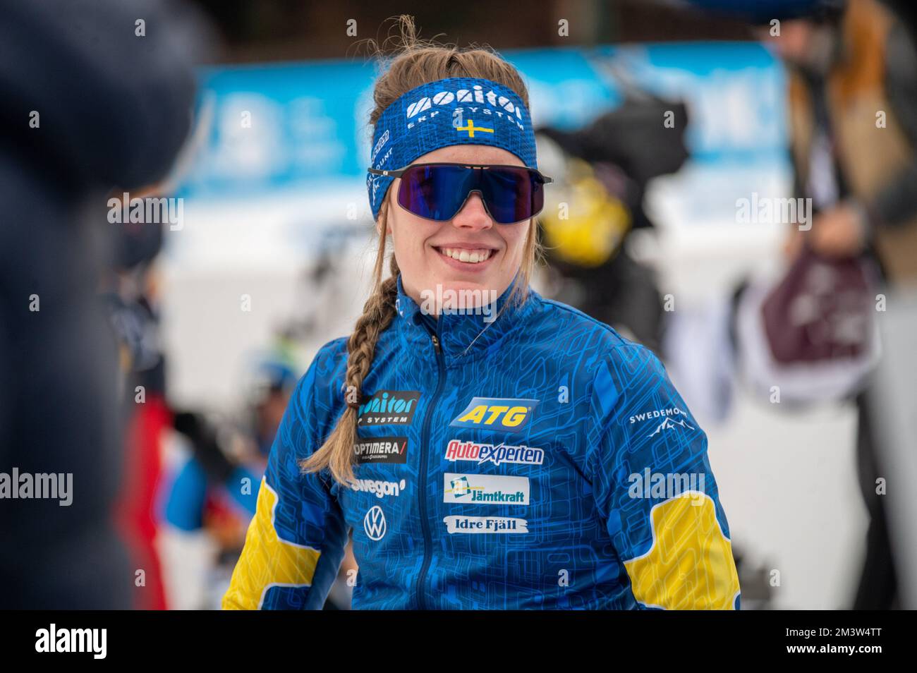 Elvira Oberg during the BMW IBU World Cup 2022, Annecy - Le Grand-Bornand, Women's Sprint, on December 16, 2022 in Le Grand-Bornand, France - Photo Florian Frison / DPPI Stock Photo
