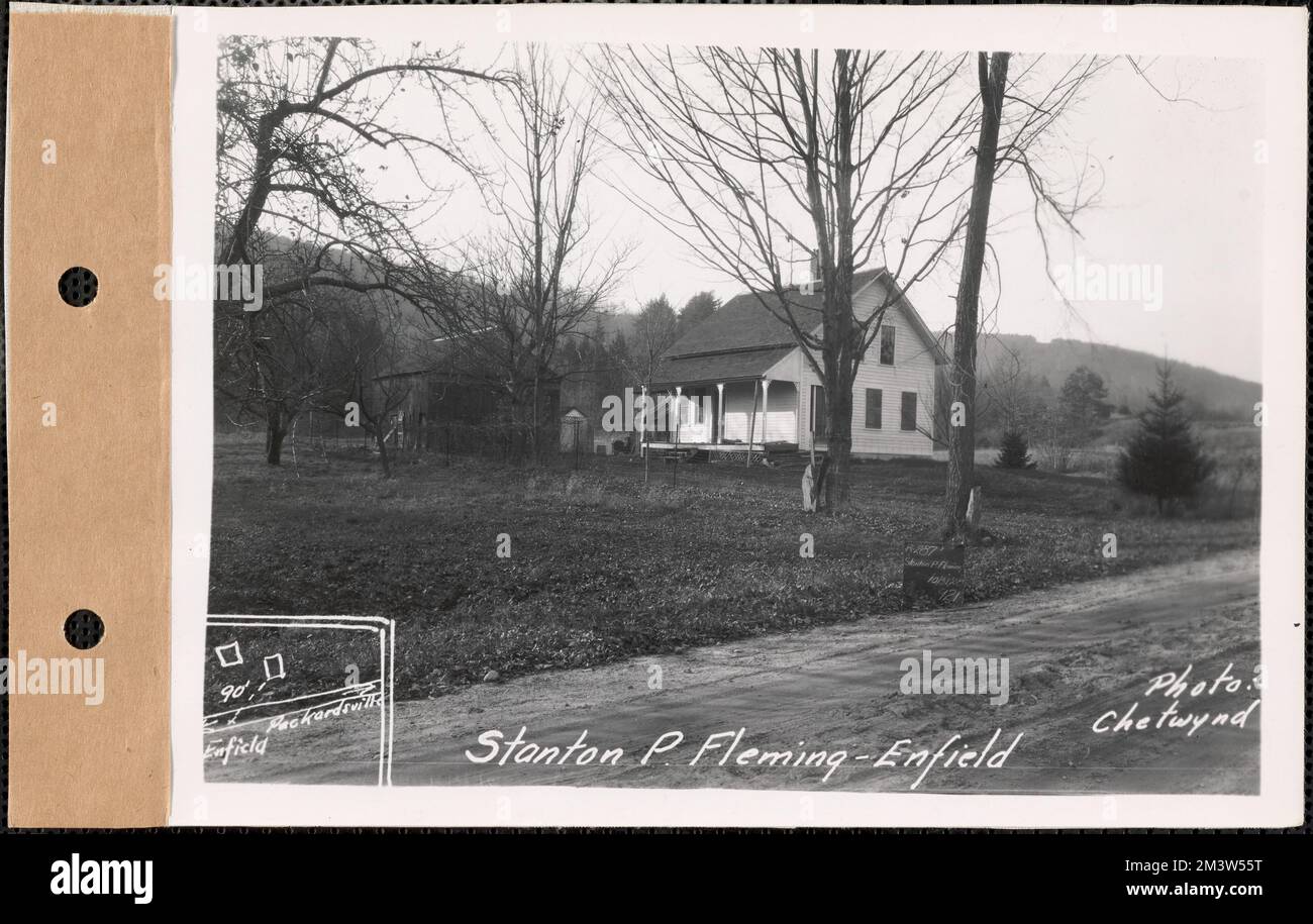 Stanton P. Fleming, house and barn (Boynton Place), Enfield, Mass., Oct