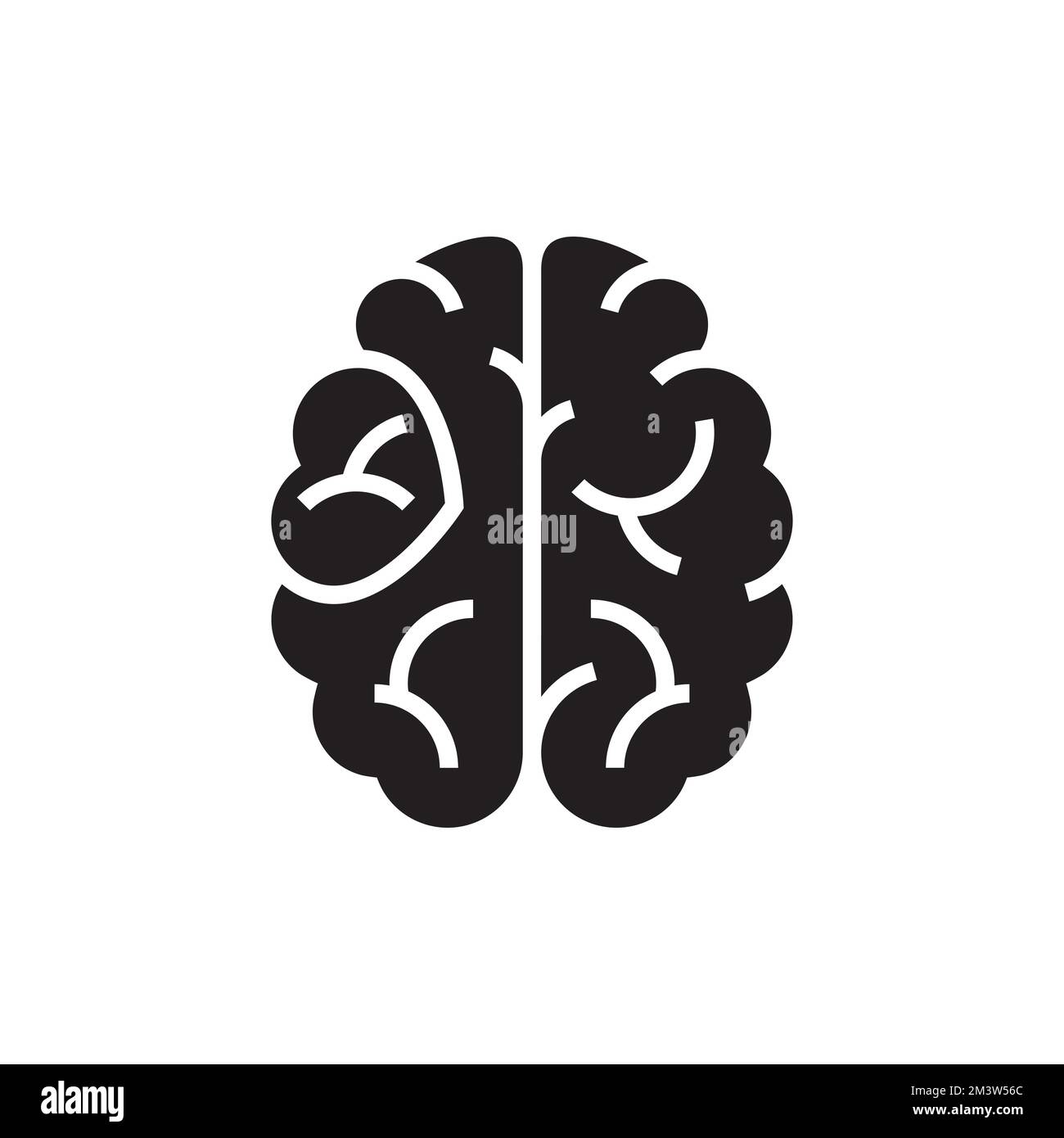 brain with hearts icon design vector illustration Stock Vector Image ...