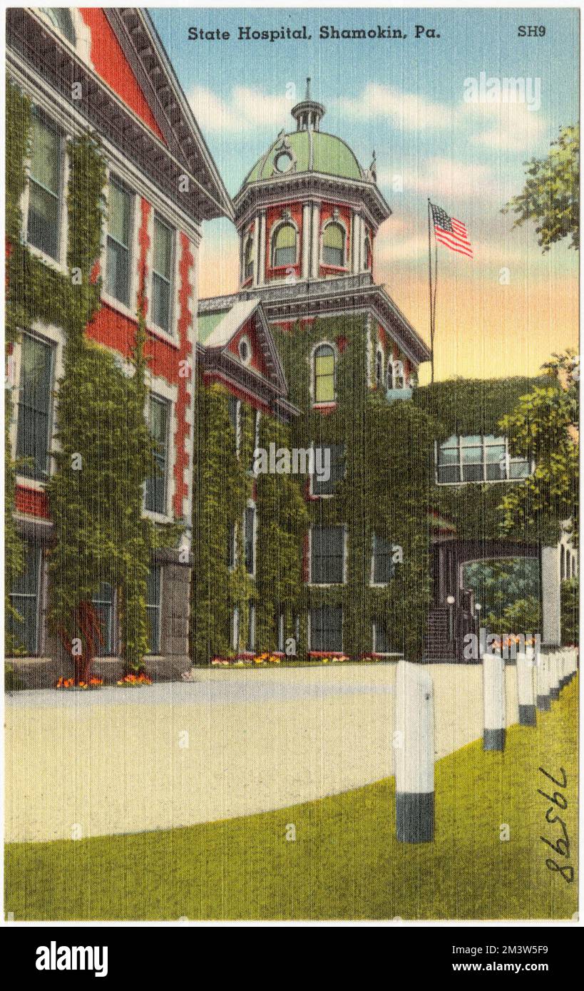 State hospital, Shamokin, Pa. , Hospitals, Tichnor Brothers Collection