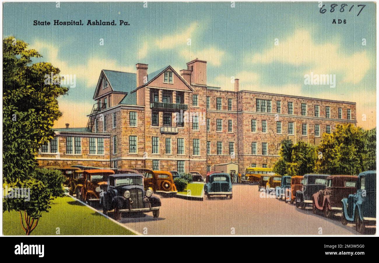 State hospital, Ashland, Pa. , Hospitals, Tichnor Brothers Collection