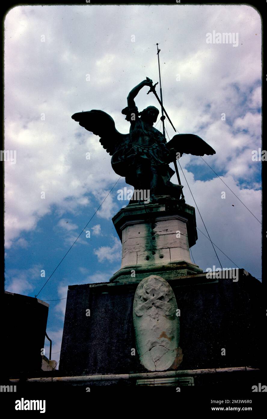 Statue of Saint Michael the Archangel, Castel Sant'Angelo, Rome, Italy ...