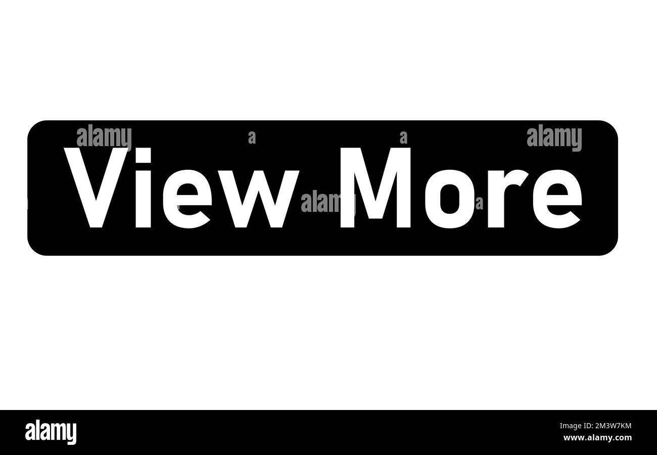 View more icon on white background. View more button sign. flat style ...