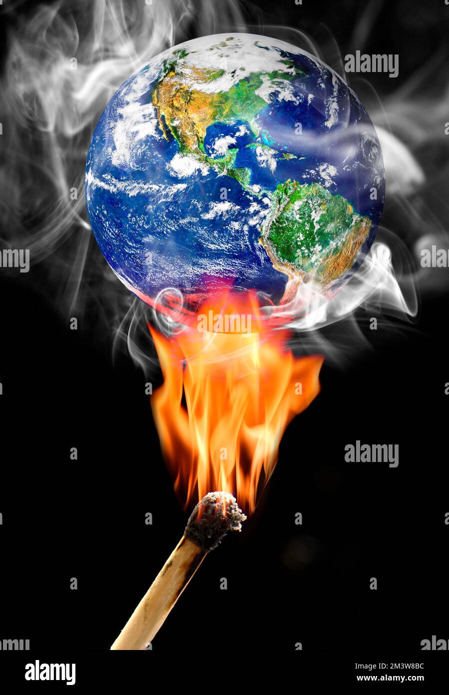 Global warming, conceptual image Stock Photo