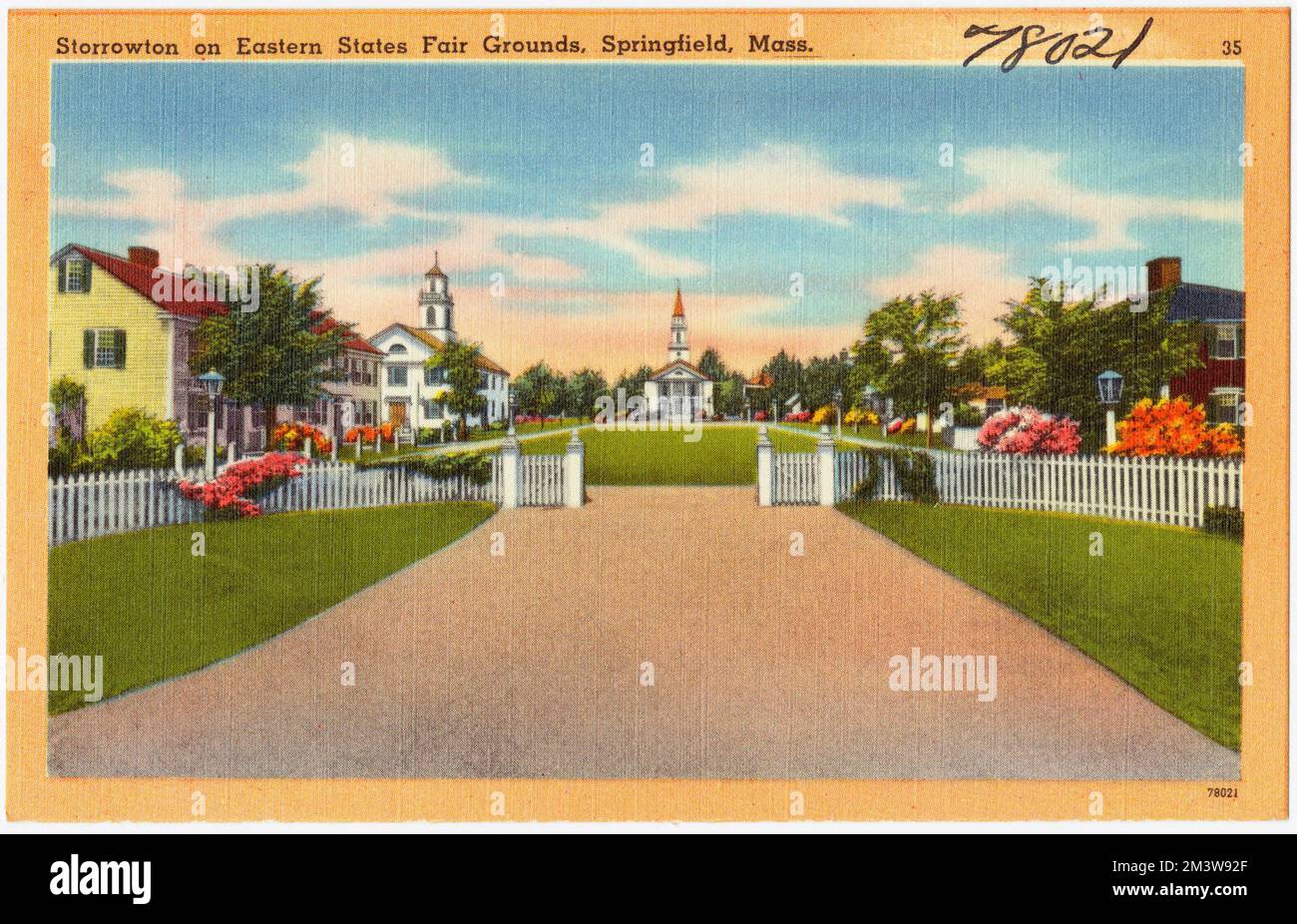 Storrowton on Eastern States Fair Grounds, Springfield, Mass. , Galleries & museums, Tichnor Brothers Collection, postcards of the United States Stock Photo