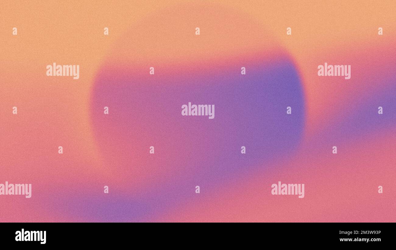 Purple orange grainy gradient abstract poster, noise texture colored background, copy space Stock Photo