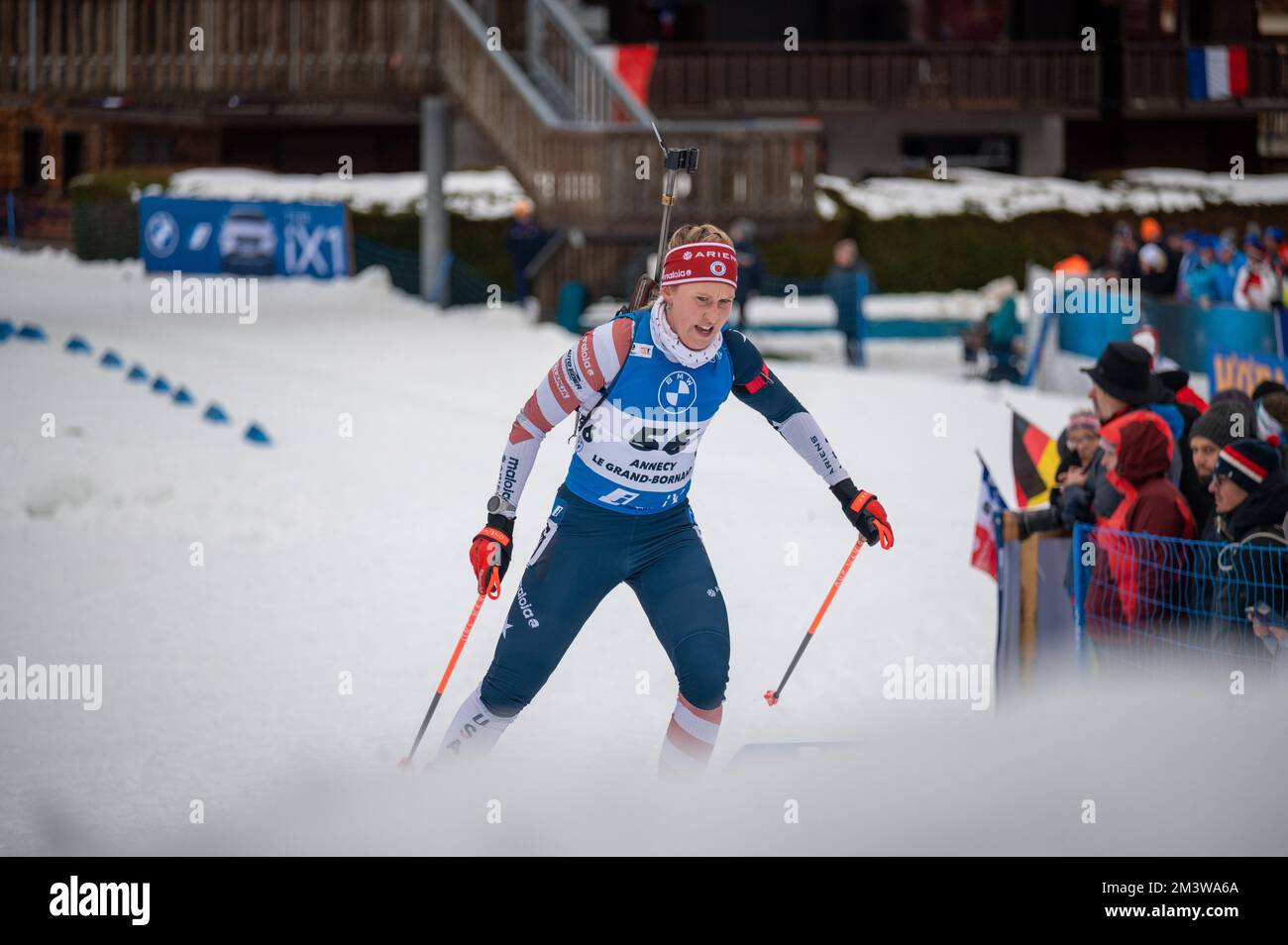DICKINSON Kelsey Joan during the BMW IBU World Cup 2022, Annecy - Le Grand-Bornand, Women's