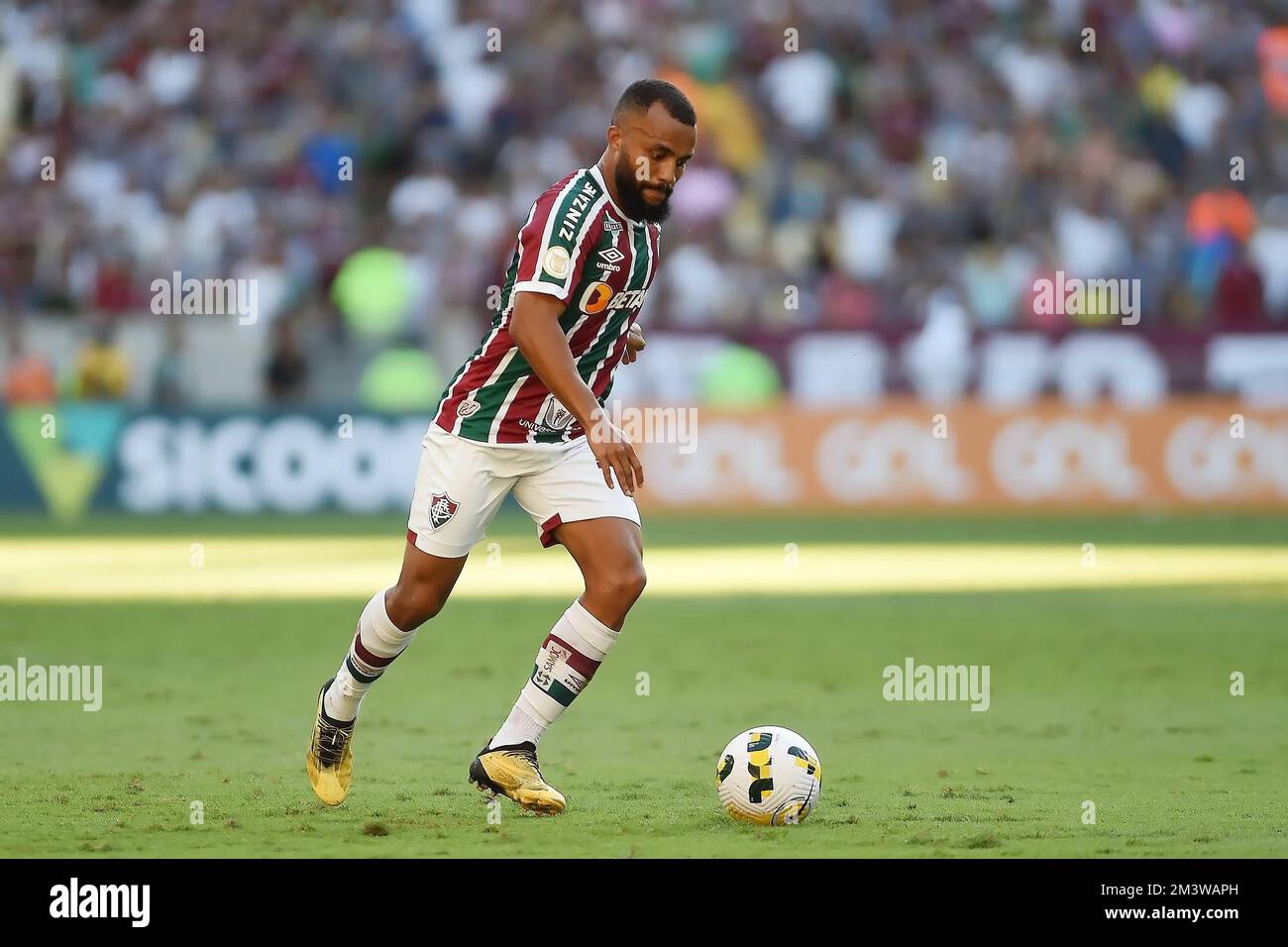 Rio de Janeiro, Brazil,November 5, 2022. Football player Samuel Xavier, during the fluminense vs. São Paulo game for the Brazilian championship, at ma Stock Photo