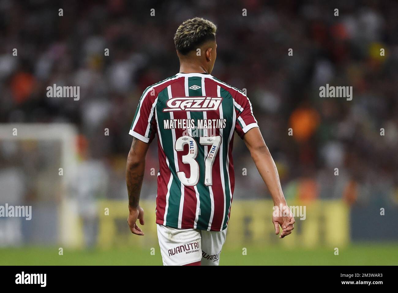 Rio de Janeiro, Brazil,November 5, 2022. Football player Matheus Martins of fluminense team, during the fluminense vs. São Paulo game for the Brazilia Stock Photo