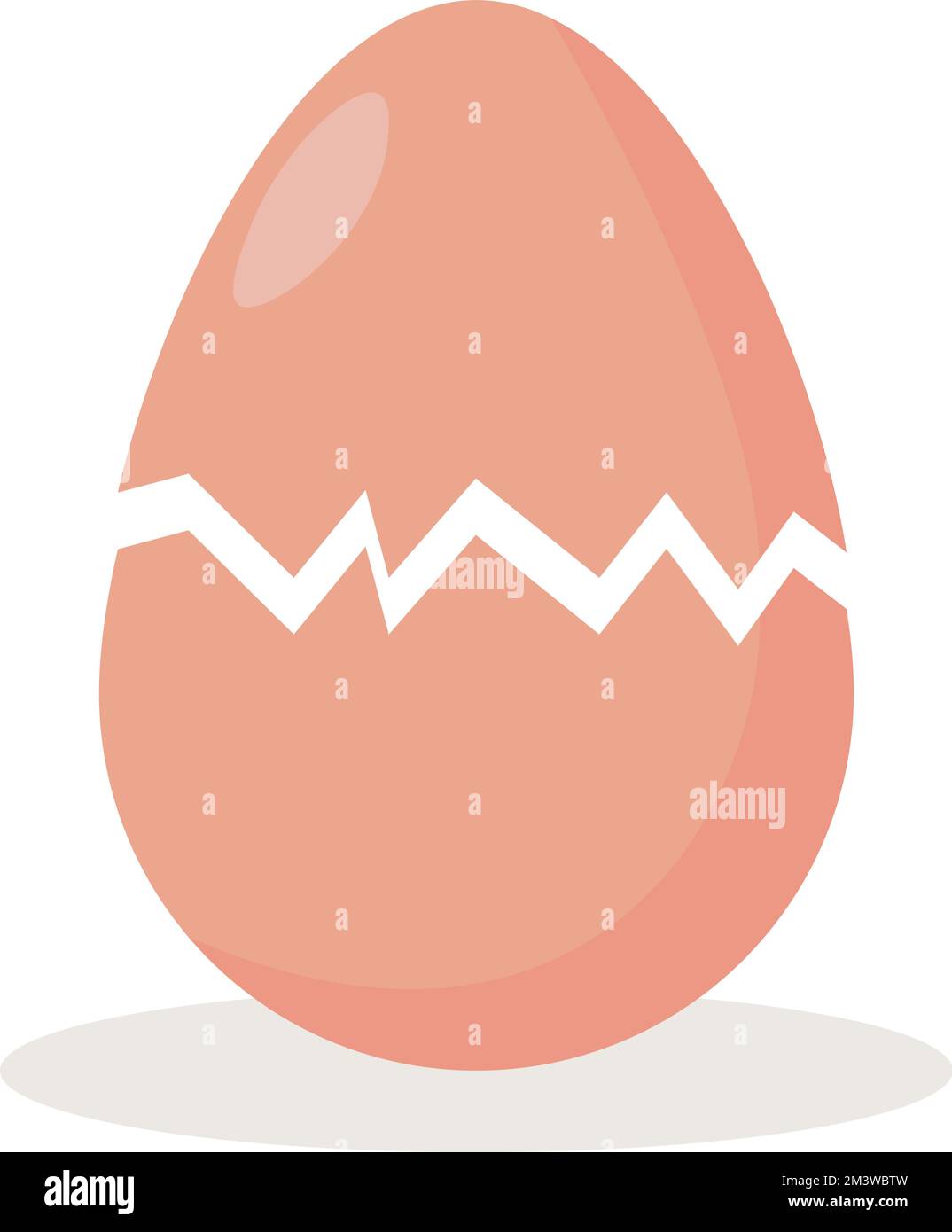 Easter Painted Eggs Cracked PNG (Isolated-Objects)