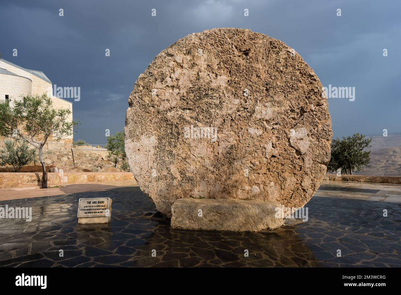 Kufer Abu Badd Rolling Stone used as a Door at a Byzantine Monastery at