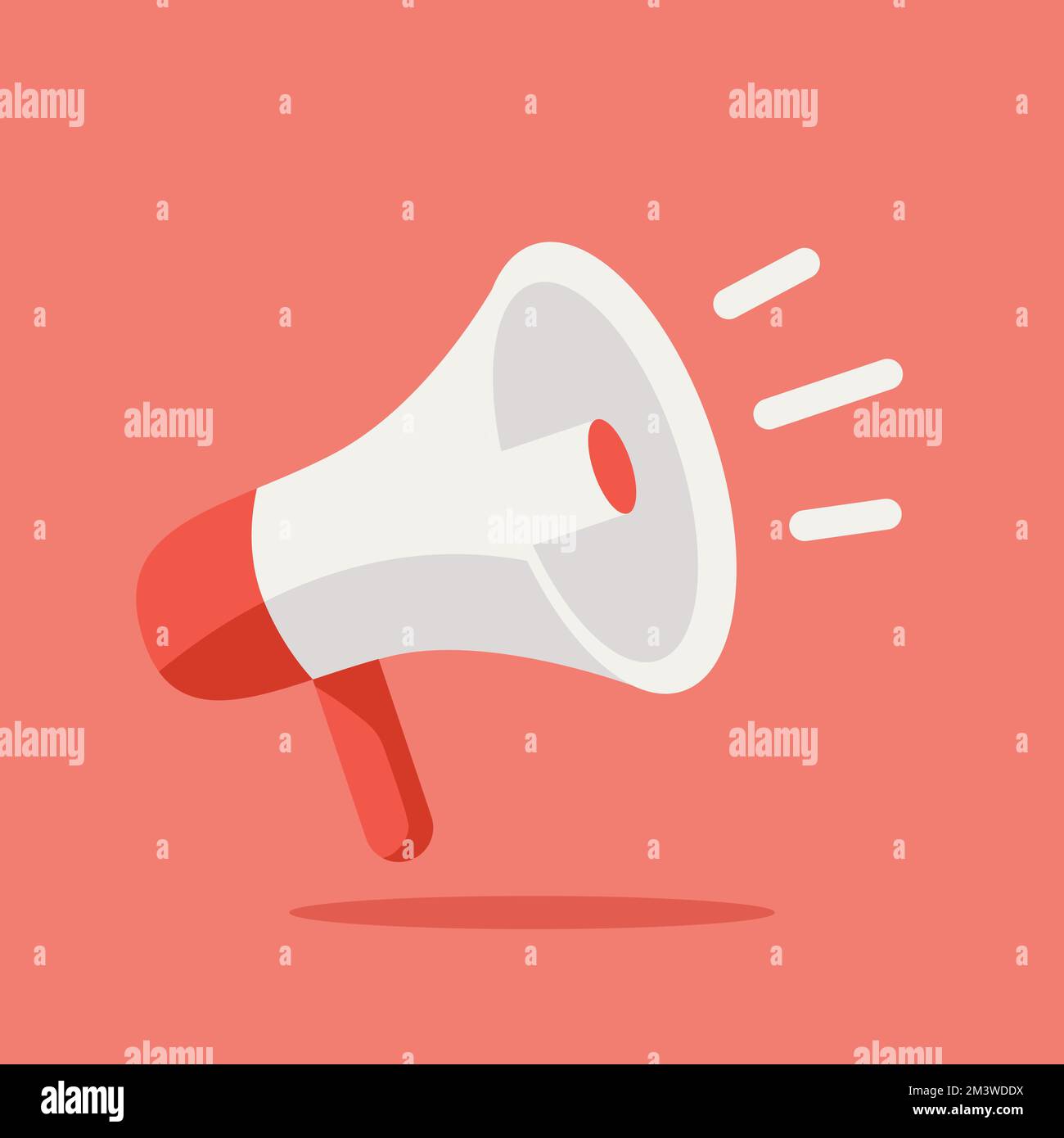 Loudspeaker megaphone icon. Advertising and promotion. Vector ...