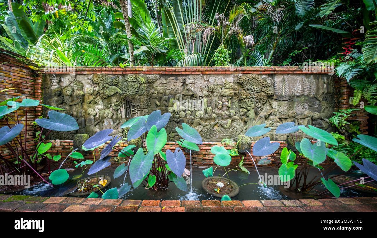 Fort With Spring Pancur Larangan (or the Forbidden Spring) - A freshwater spring used to ...