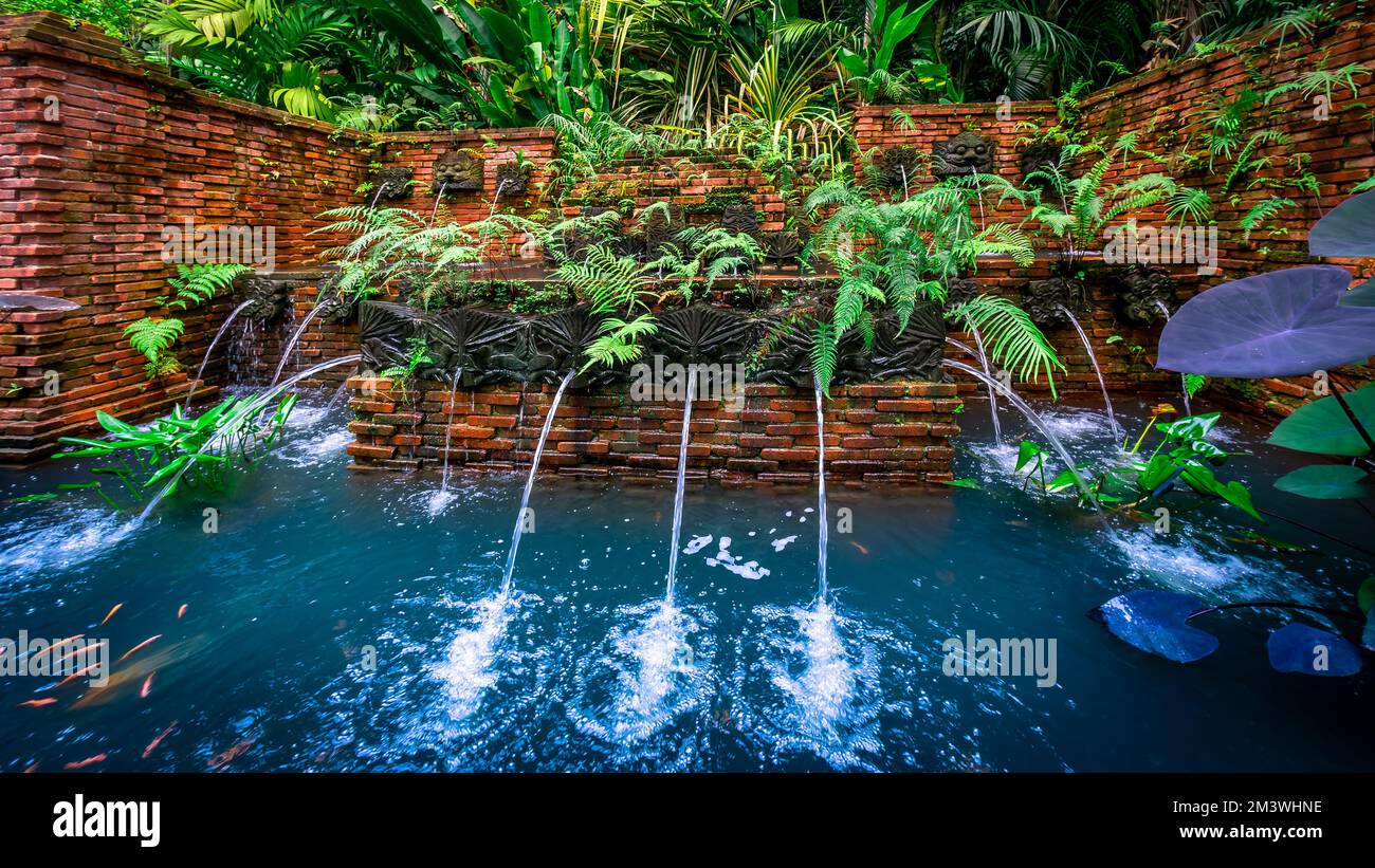 Fort With Spring Pancur Larangan (or the Forbidden Spring) - A freshwater spring used to ...