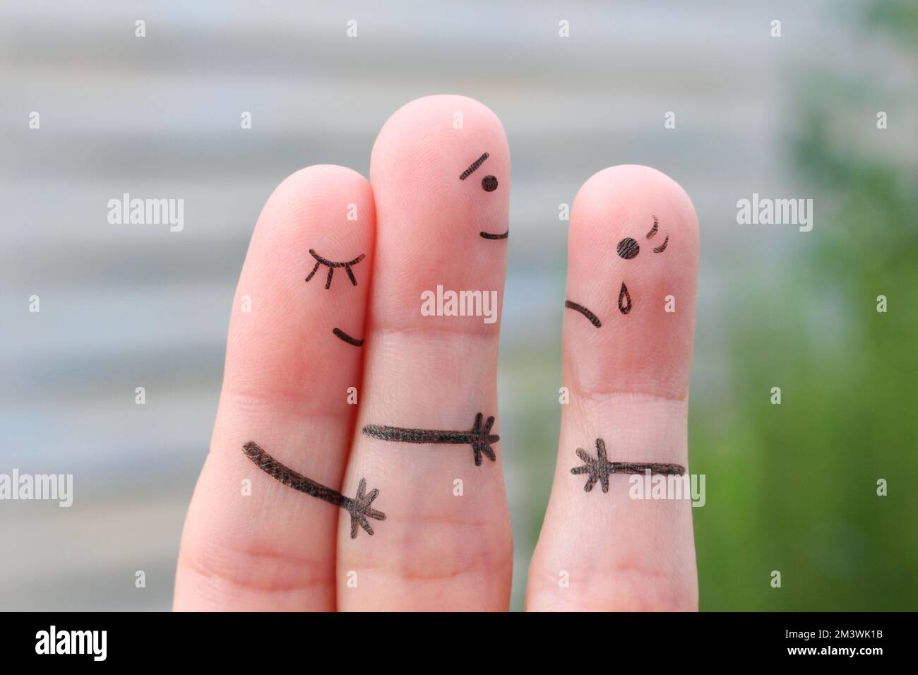 110+ Human Finger Embracing Human Face Drawing Stock Photos, Pictures &  Royalty-Free Images - iStock