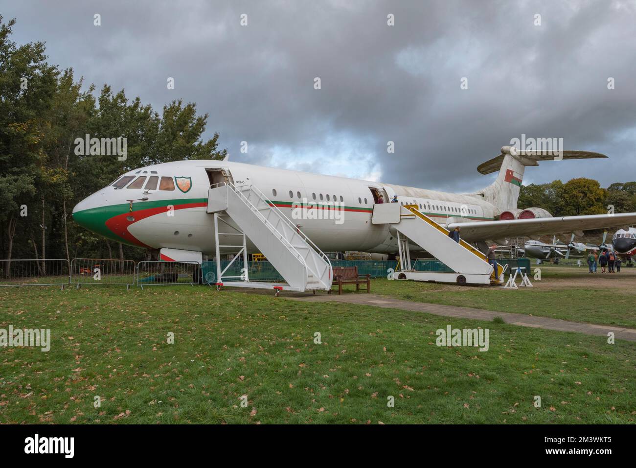 A Vickers 1103 VC10 'Sultan of Oman' on display at the Brooklands Museum, Weybridge, Surrey, UK Stock Photo