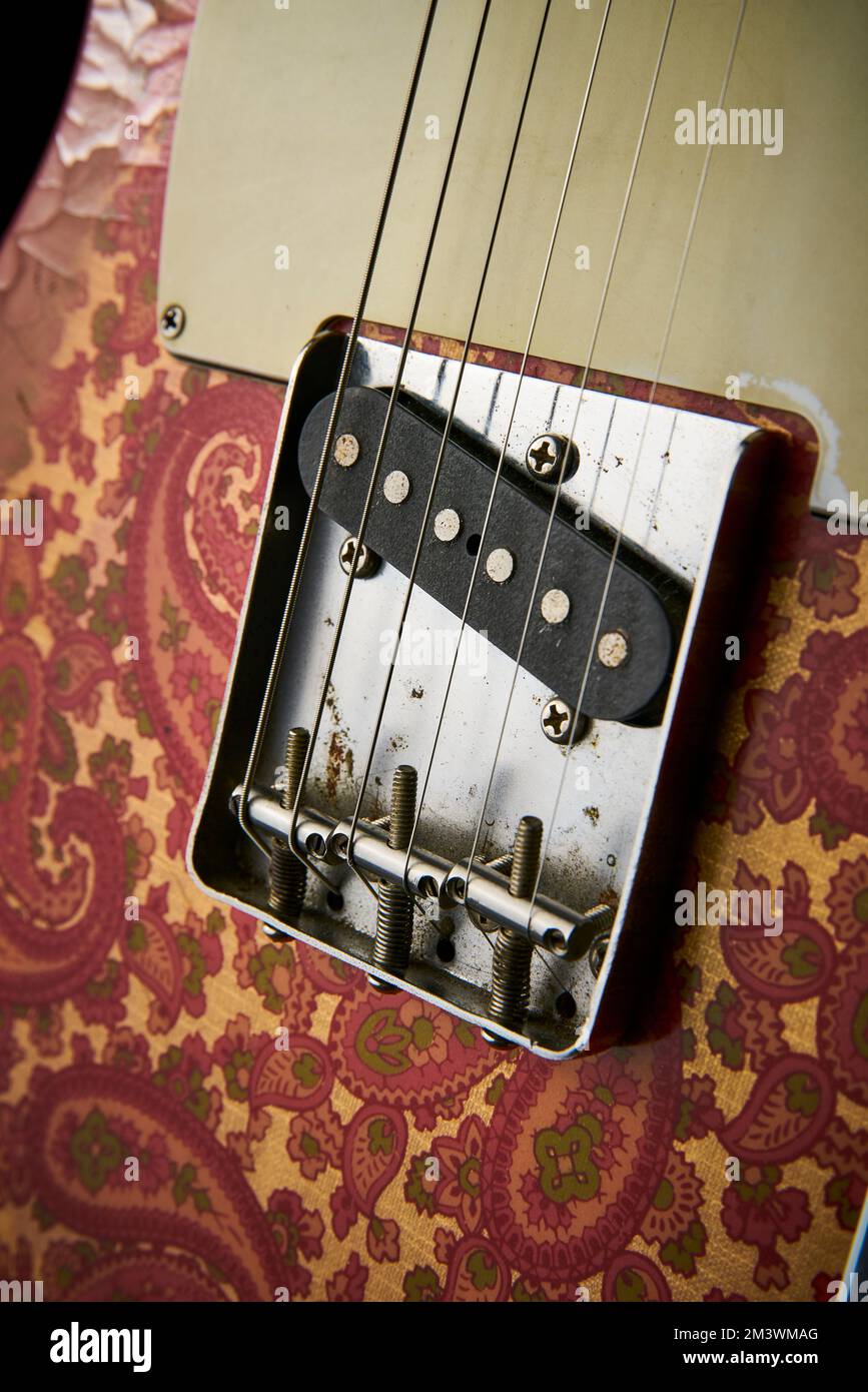 A 1998 Fender Paisley Telecaster owned by Gem Archer former Oasis A 1998 Fender Paisley Telecaster owned by Gem Archer former Oasis