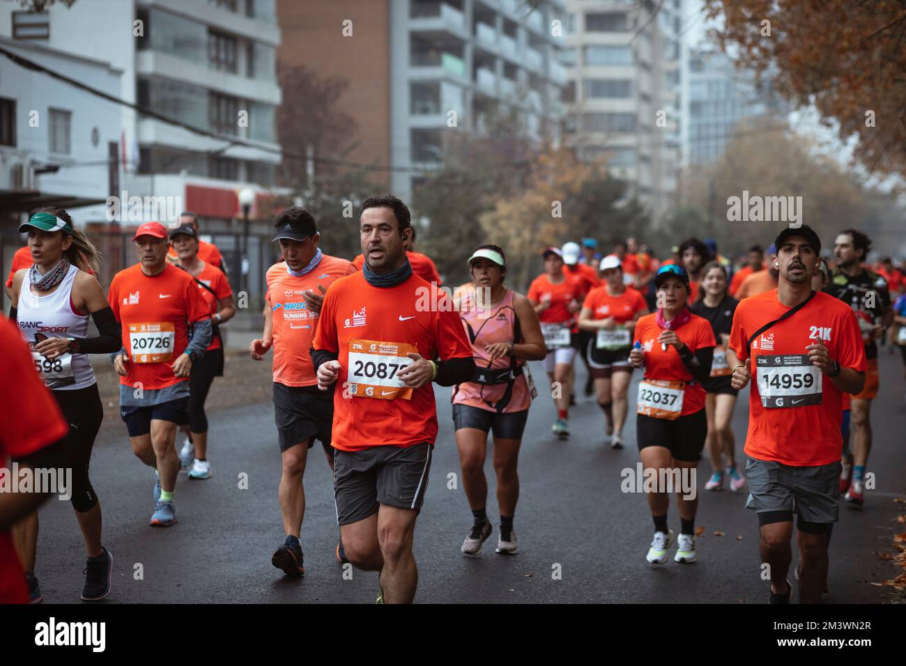 The Santiago de Chile Marathon 2022 Stock Photo Alamy