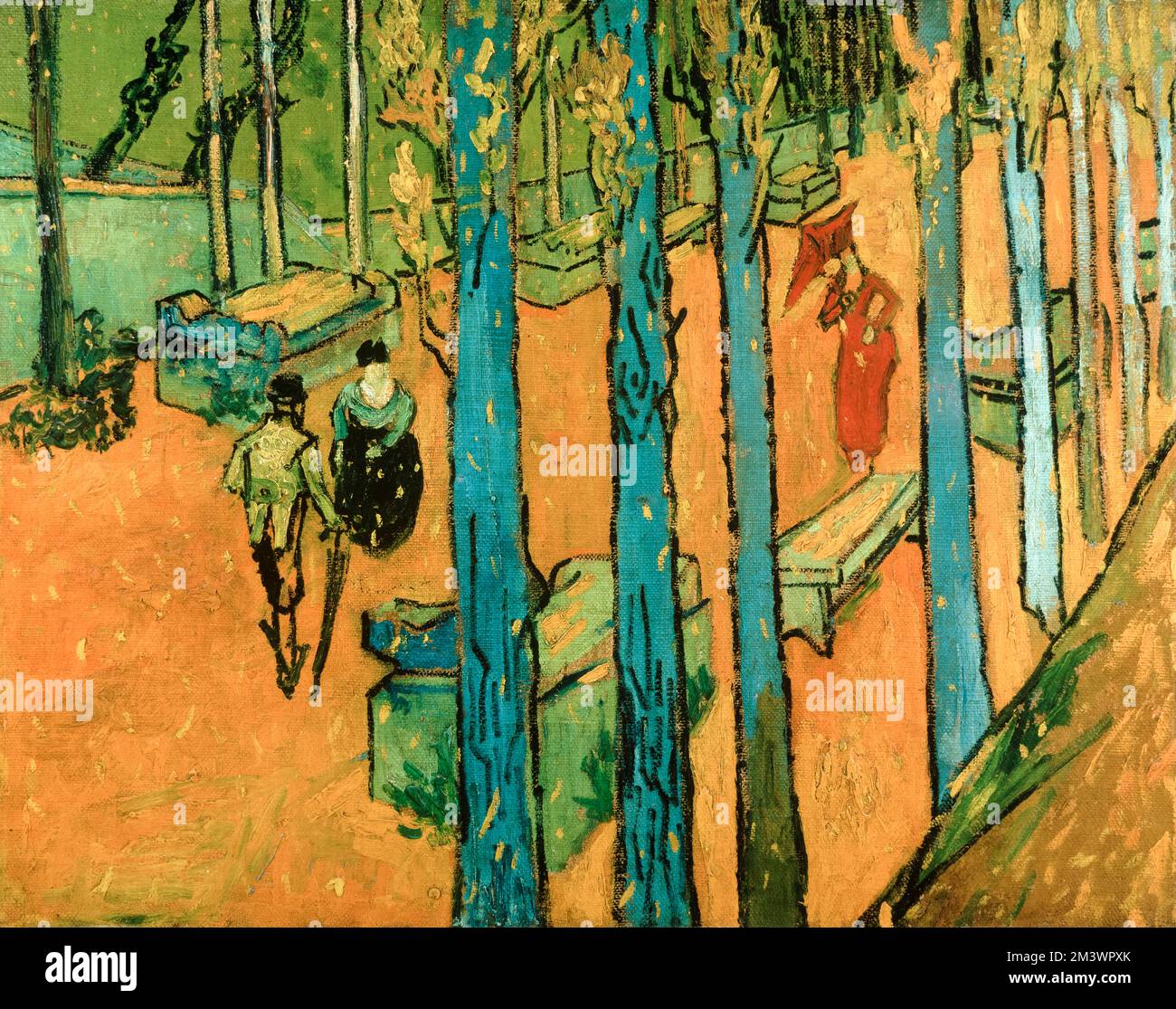 Les alyscamps vincent van gogh hi-res stock photography and images - Alamy