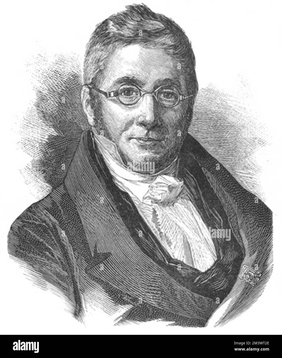 Augustin Pyrame de Candolle (1778-1841), Swiss botanist. Stock Photo