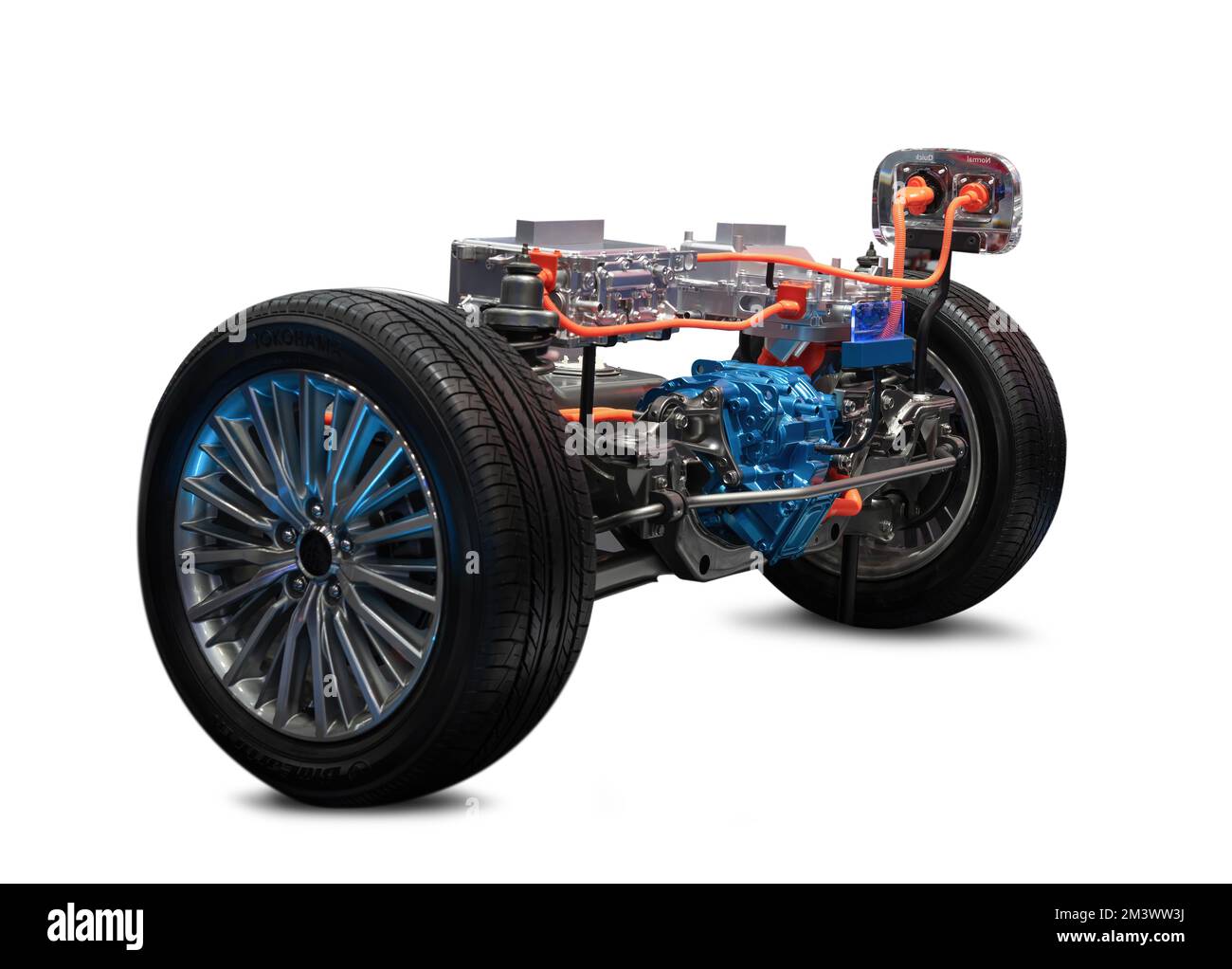 Electric Vehicle EV Components, Motor, Build & Frame Stock Photo Alamy