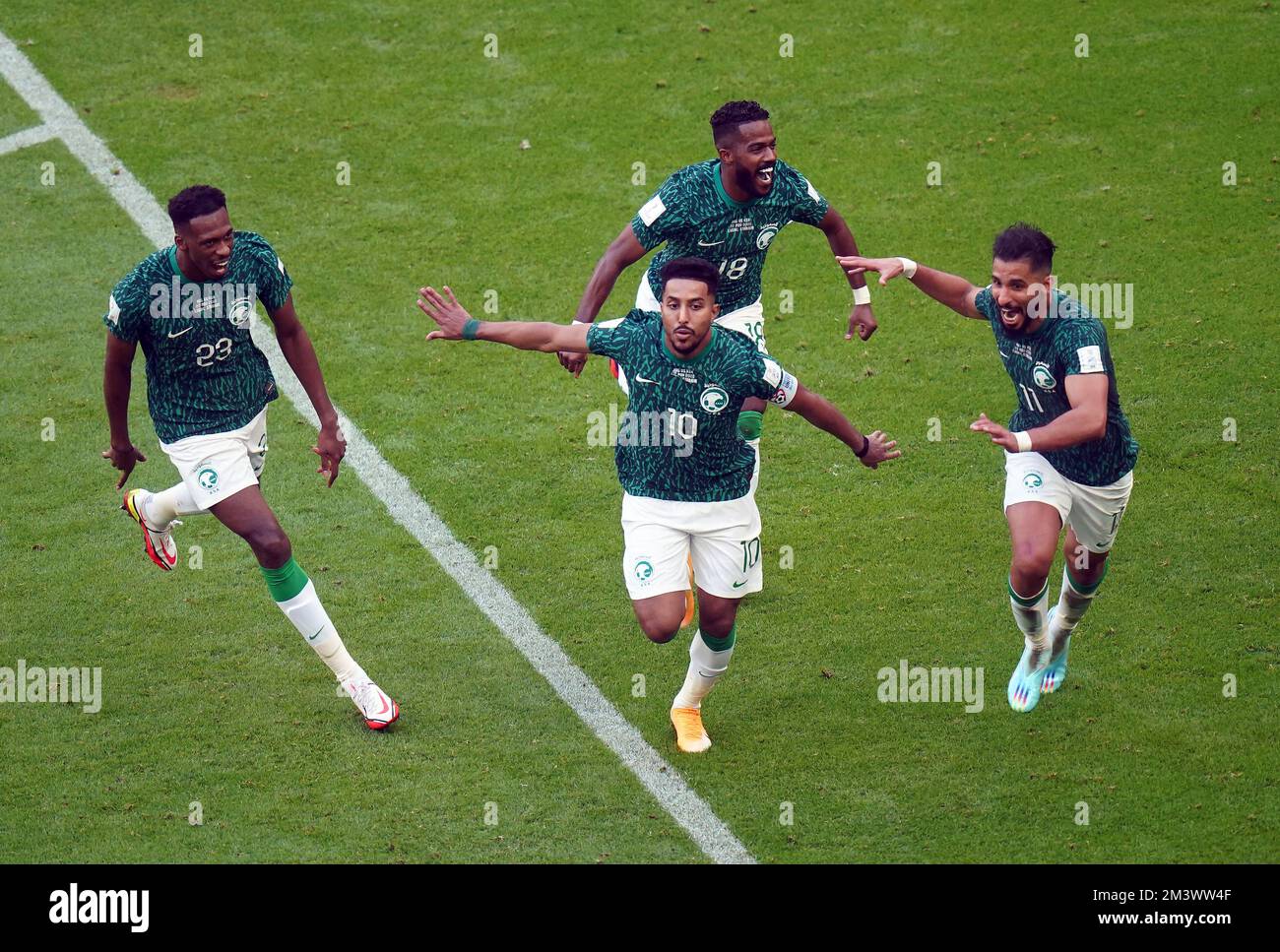 File photo dated 22112022 of Saudi Arabia's Salem AlDawsari