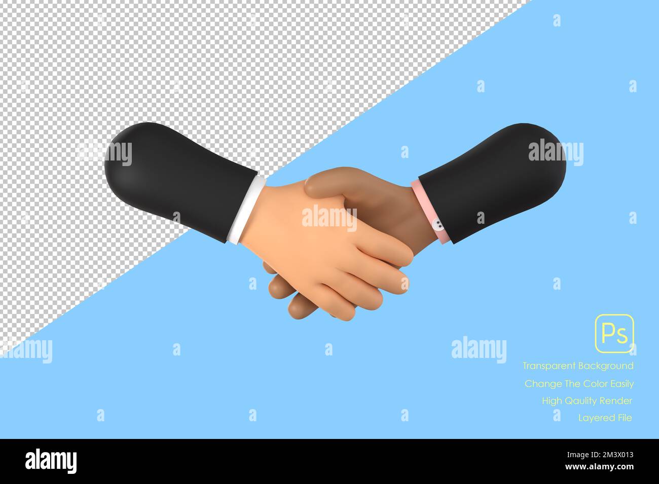 Handshake vector flat icon. isolated hand shake emoji illustration.
