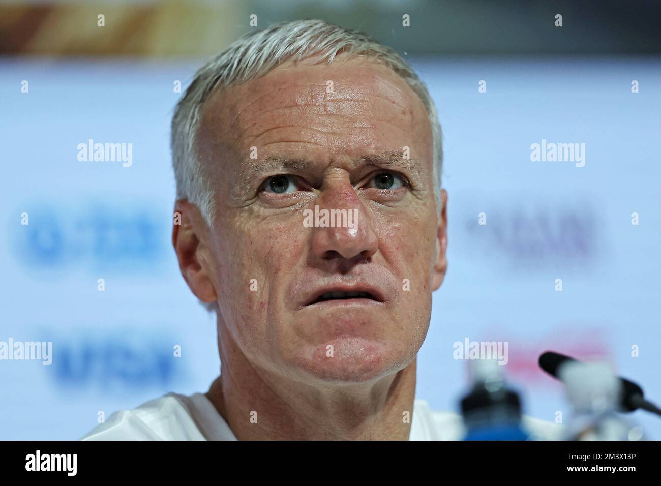 Didier Deschamps press conference during the FIFA World Cup Qatar 2022