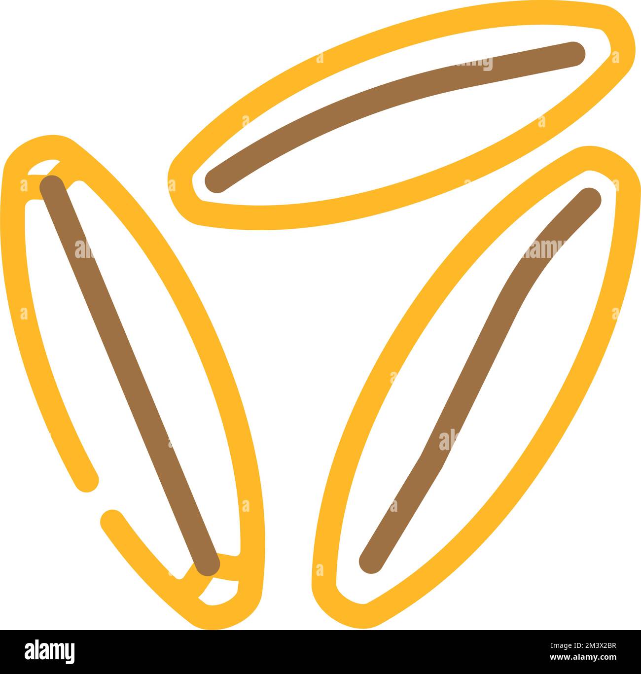 oatmeal grain healthy color icon vector illustration Stock Vector Image ...