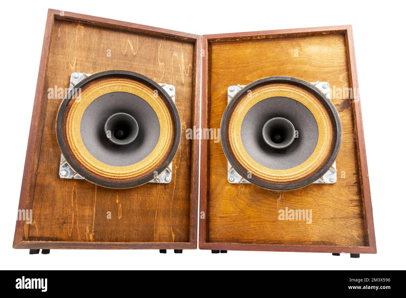 Old wooden store speakers