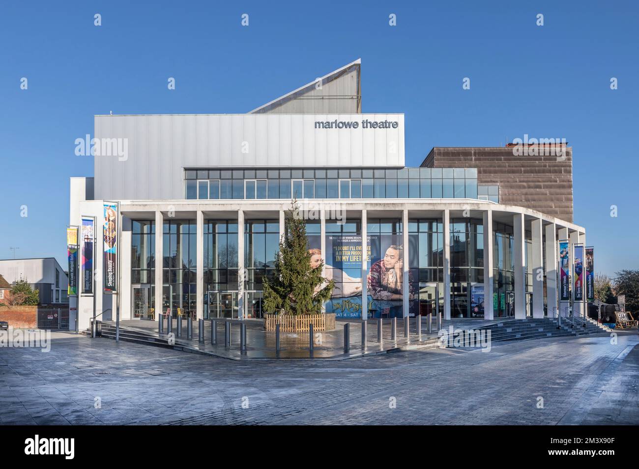The Marlowe Theatre is Kent's major large-scale theatre and engine house for the performing arts in the region. Stock Photo