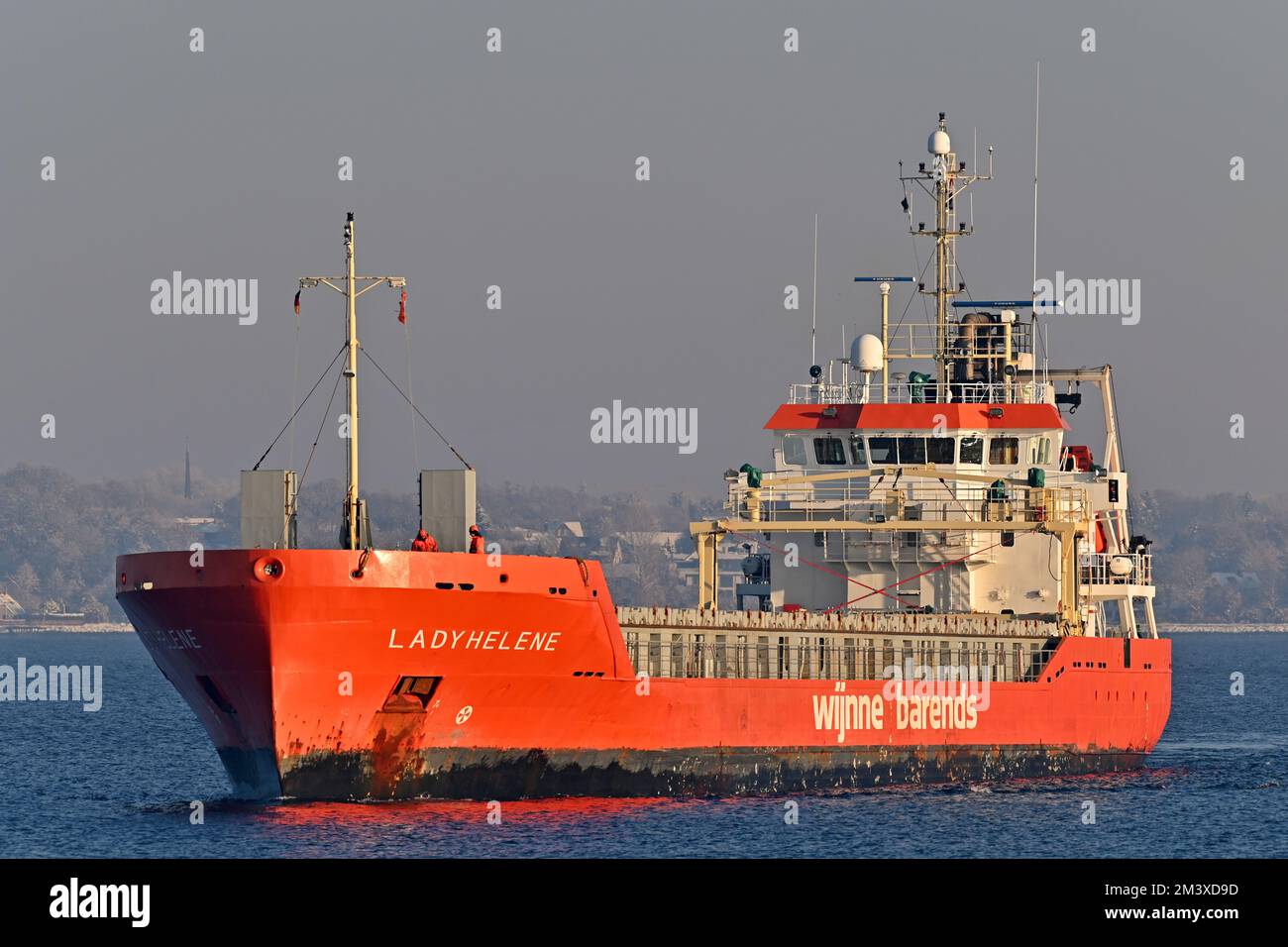 General Cargo Ship LADY HELENE Stock Photo