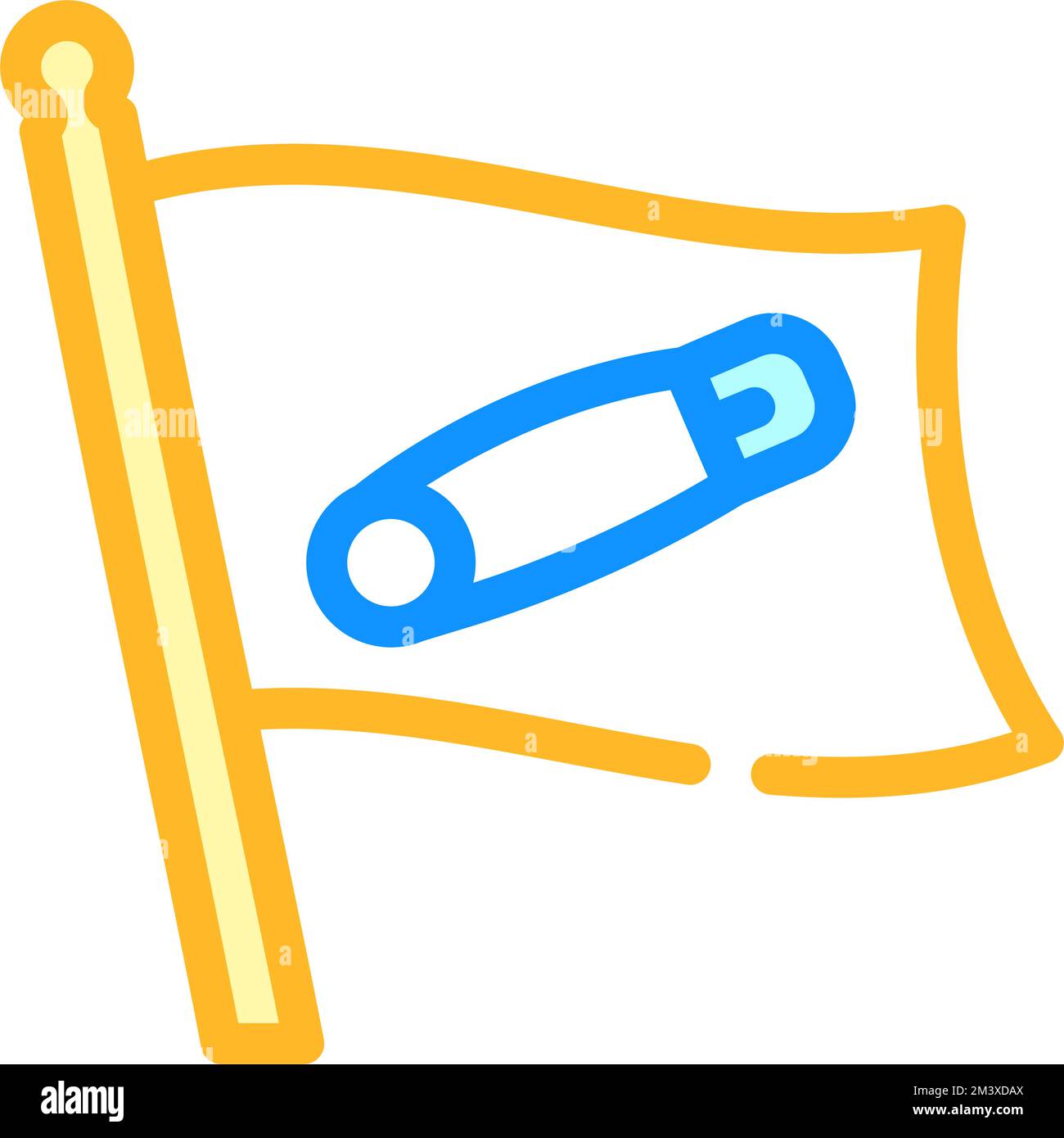pin flag color icon vector illustration Stock Vector Image & Art - Alamy