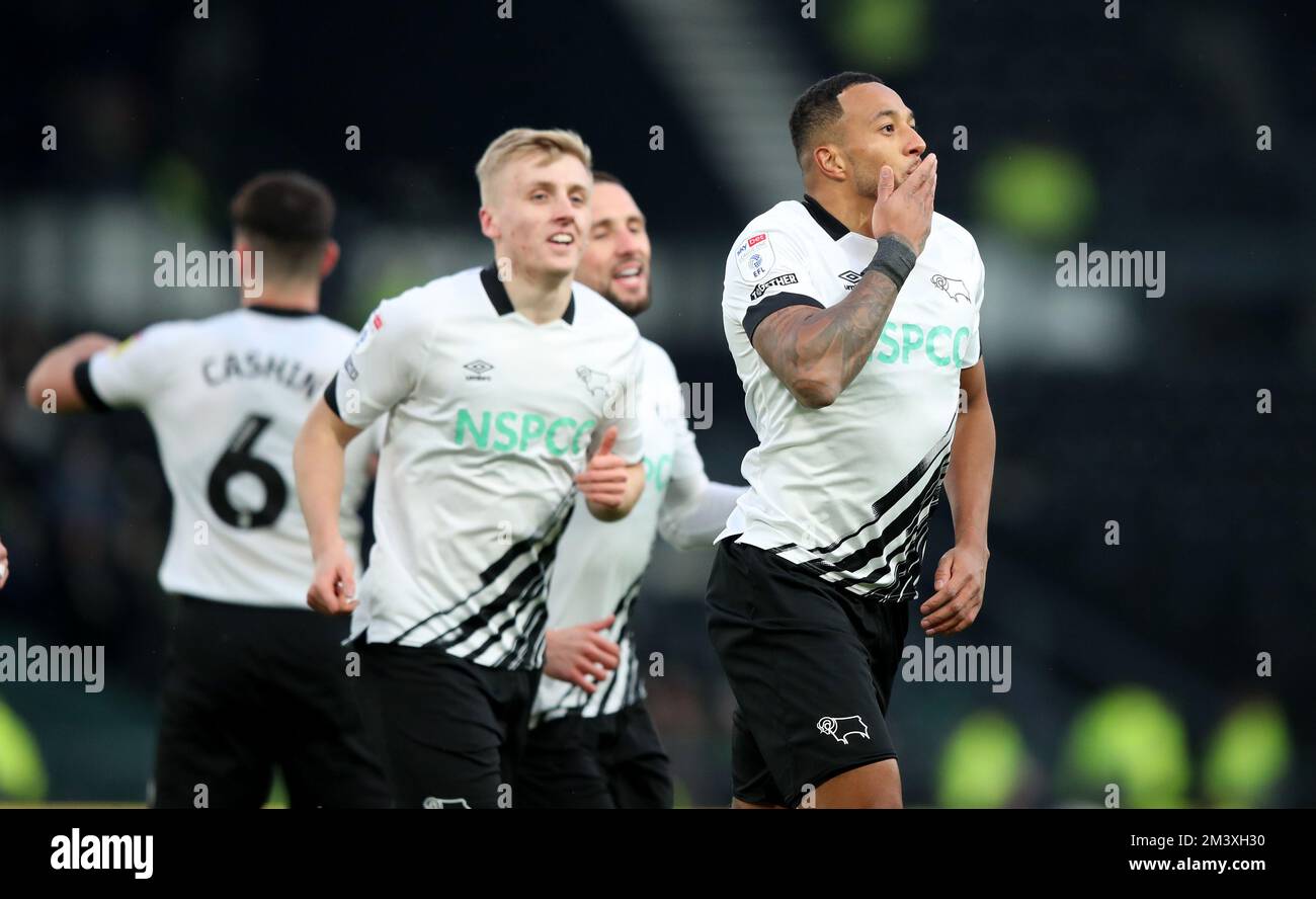 Derby County winger Nathaniel Mendez-Laing makes dream start in