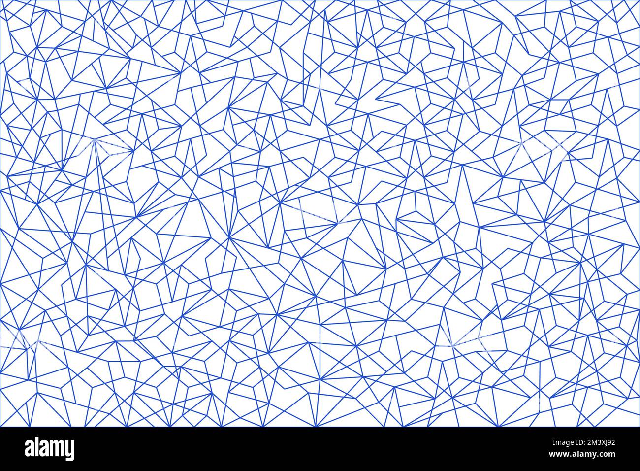Vector pattern. Geometric stripes. Geometric blue triangles background Stock Photo