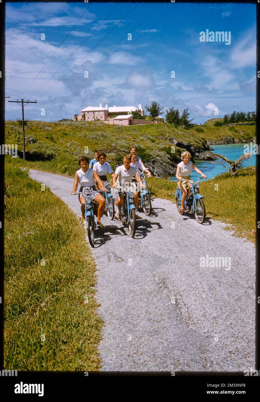 Bike Ride, Beach, and Sidewalk Scenes in Bermuda, Toni Frissell ...