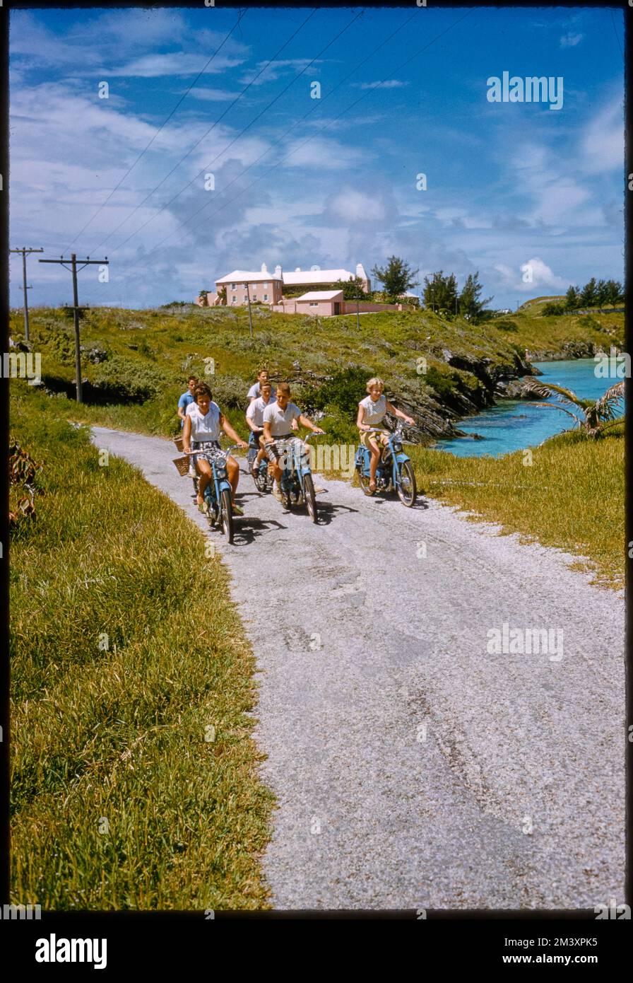 Bike Ride, Beach, and Sidewalk Scenes in Bermuda, Toni Frissell ...