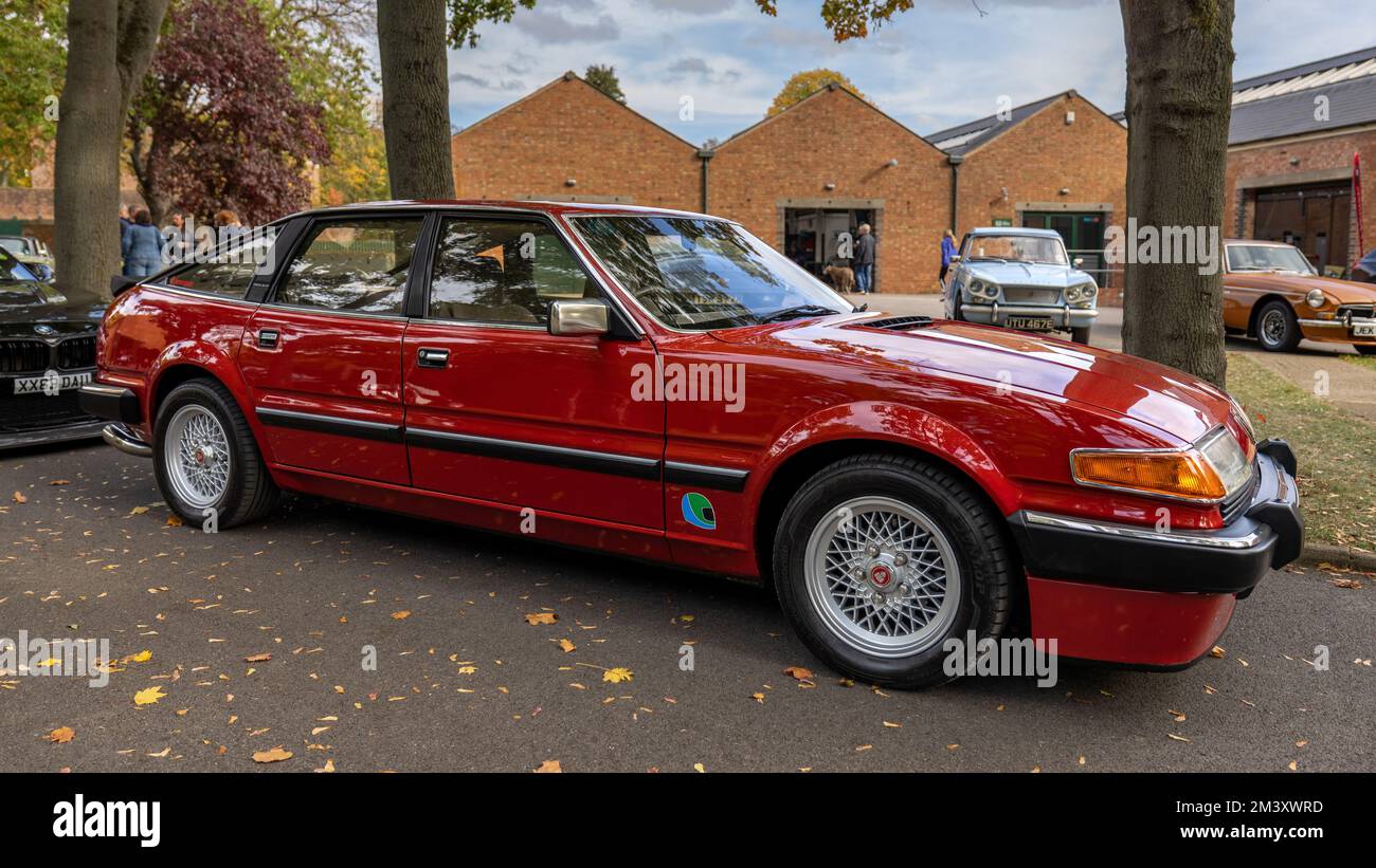 1985 Rover Vitesse ‘B564 BCK’ on display at the October Scramble held at the Bicester Heritage Centre on the 9th October 2022. Stock Photo