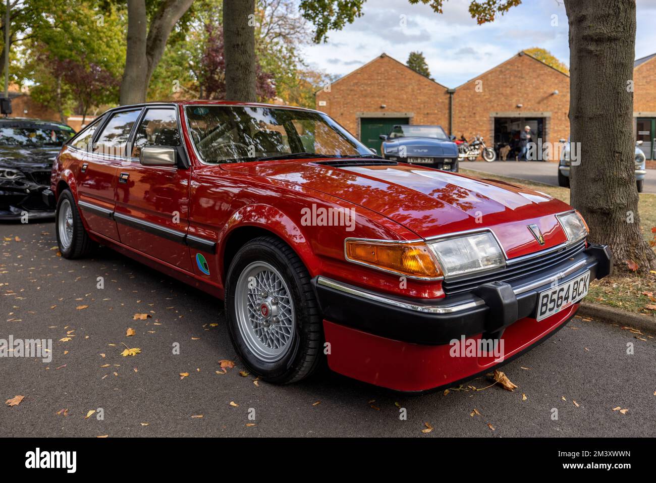 1985 Rover Vitesse ‘B564 BCK’ on display at the October Scramble held at the Bicester Heritage Centre on the 9th October 2022. Stock Photo