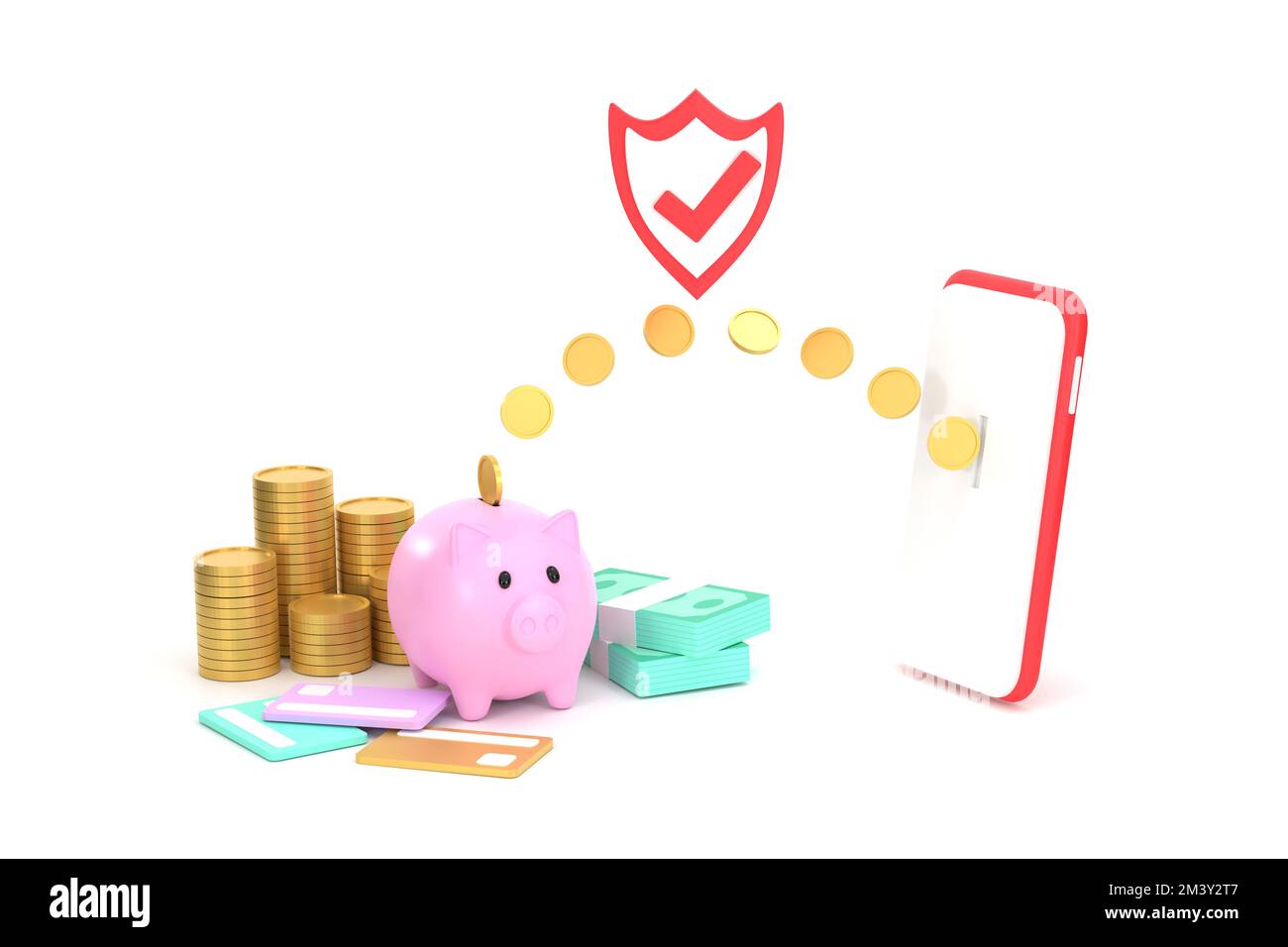 3D financial transactions How to transfer money online between