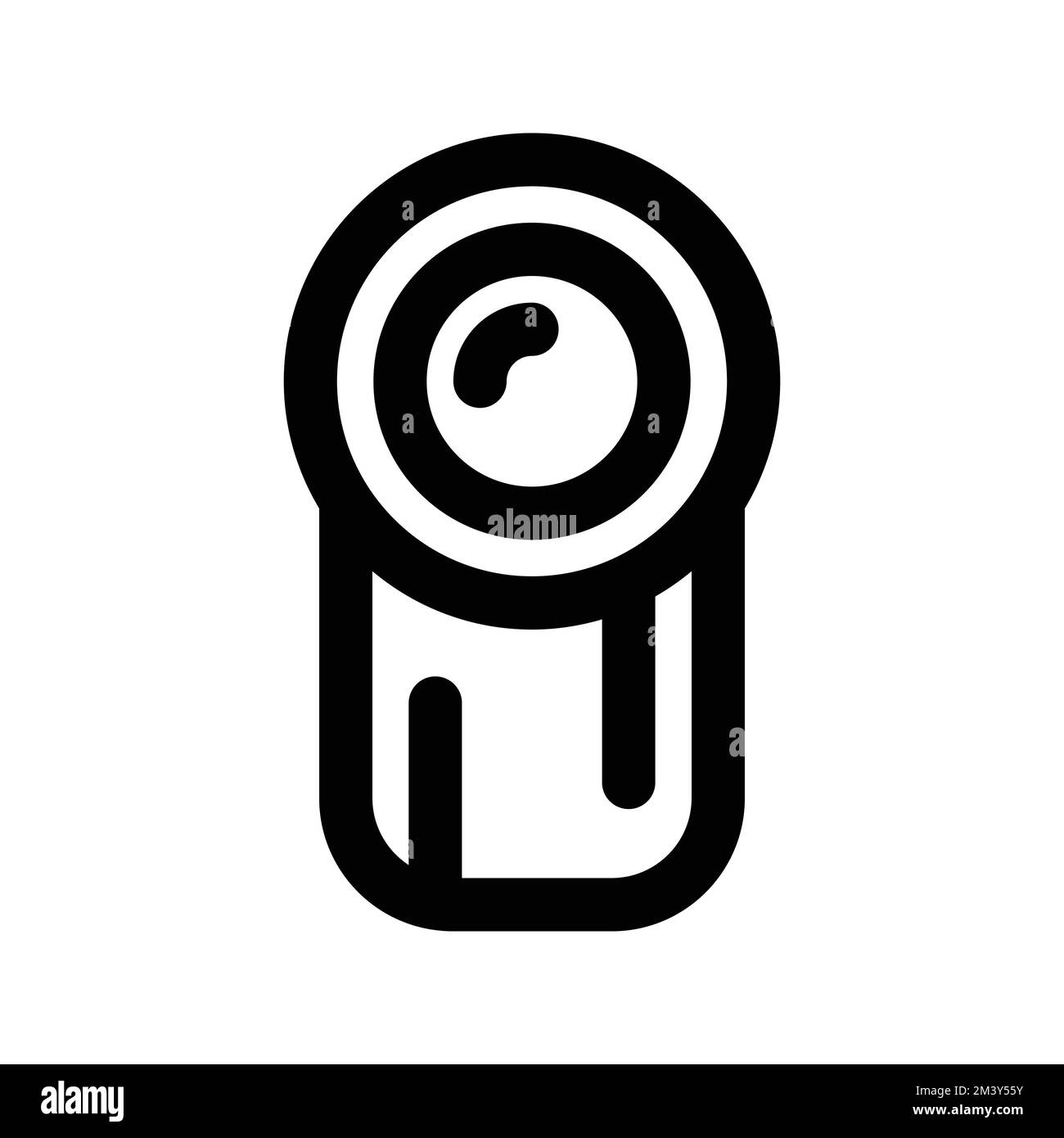 A vector of a camera icon on a white background Stock Vector Image ...